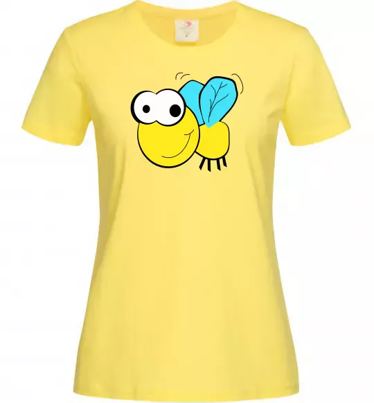 Женская футболка +ПЧЕЛКА Лимонный фото