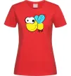 Женская футболка +ПЧЕЛКА Красный фото