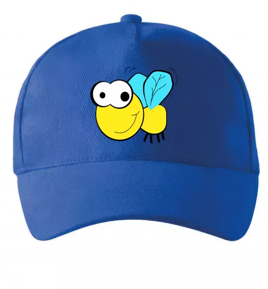 Кепка +ПЧЕЛКА Яскраво-синій фото