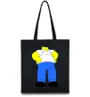 Эко-сумка Гомер Сімпсон образ Черный фото