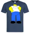 Мужская футболка Гомер Сімпсон образ Темно-синий Мужская футболка Гомер Сімпсон образ Темно-синий фото