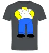 Мужская футболка Гомер Сімпсон образ Графит Мужская футболка Гомер Сімпсон образ Графит фото