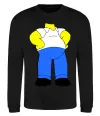 Свитшот Гомер Сімпсон образ Черный фото