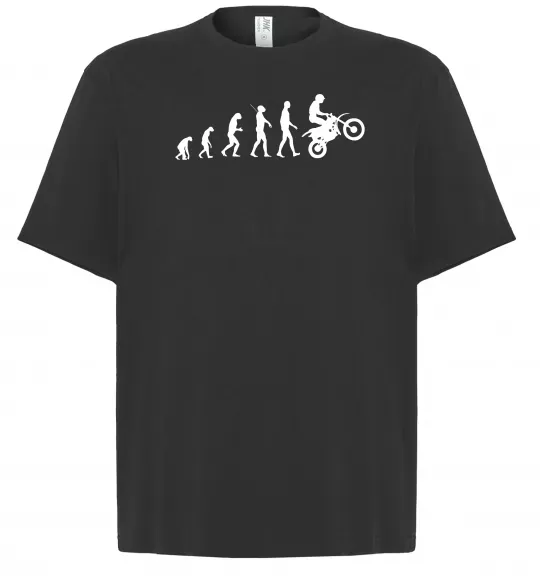 Футболка Оверсайз MOTOCROSS EVOLUTION Чорний фото