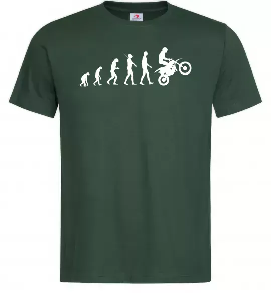 Чоловіча футболка MOTOCROSS EVOLUTION Темно-зелений фото