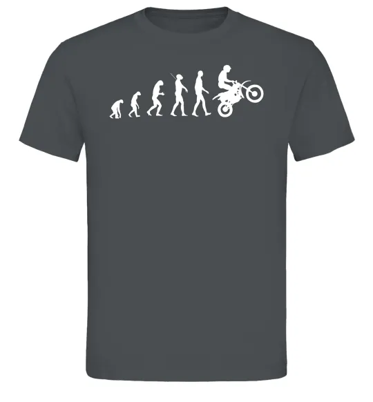 Чоловіча футболка MOTOCROSS EVOLUTION Графіт фото