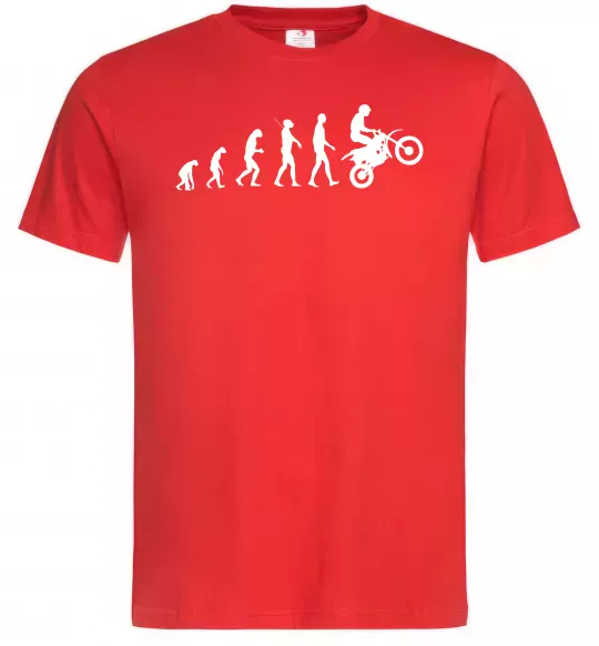 Чоловіча футболка MOTOCROSS EVOLUTION Червоний фото