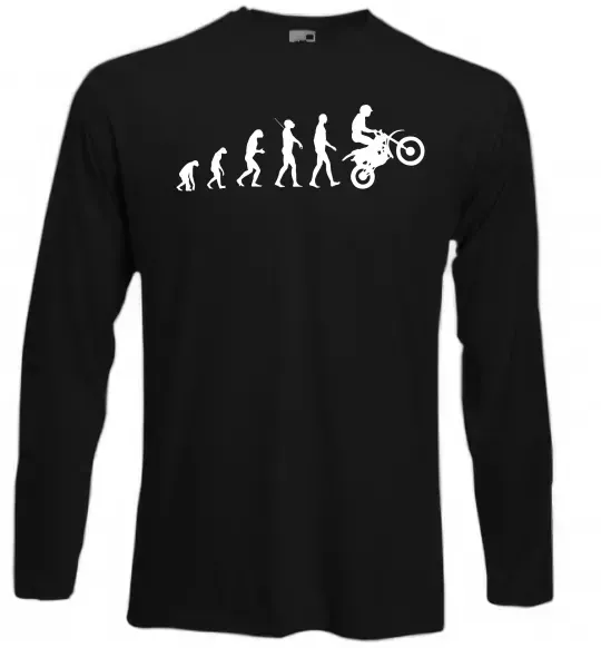 Лонгслів MOTOCROSS EVOLUTION Чорний фото