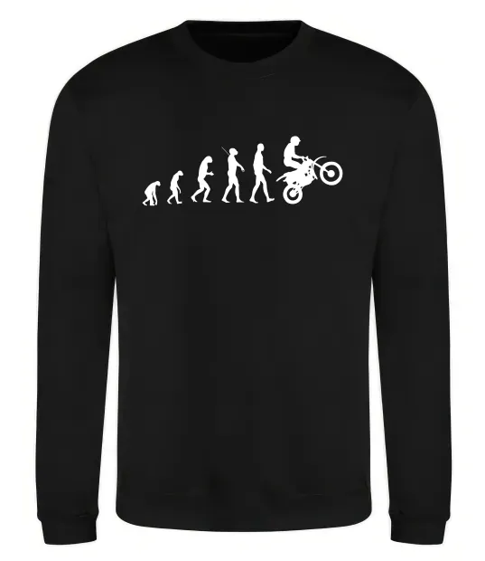 Світшот MOTOCROSS EVOLUTION Чорний фото