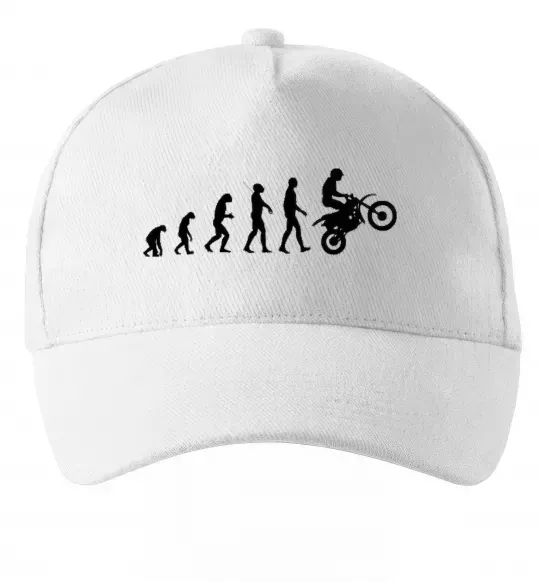 Кепка MOTOCROSS EVOLUTION Білий фото