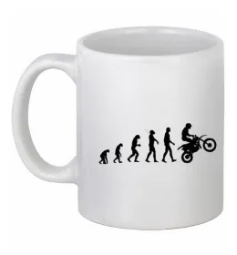 Чашка керамічна Race the rain ride the wind chase the sunset Білий фото Чашка керамічна Race the rain ride the wind chase the sunset Білий фото