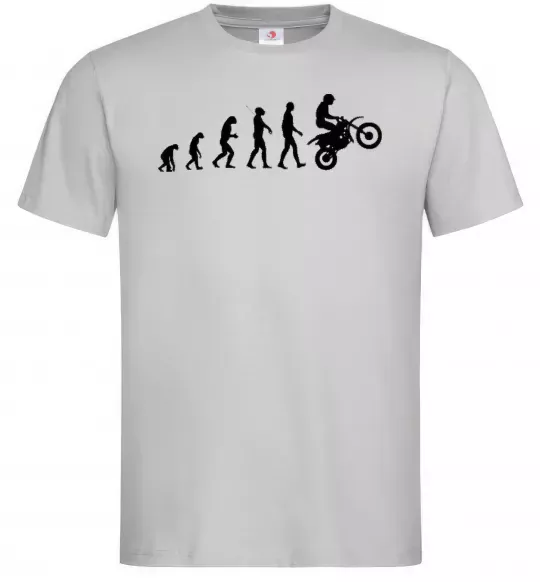 Чоловіча футболка MOTOCROSS EVOLUTION Сірий фото