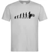 Мужская футболка Motocross evolution Серый фото