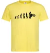 Мужская футболка Motocross evolution Лимонный фото