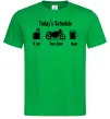 Чоловіча футболка ДЕНЬ МОТОЦИКЛИСТА Зелений фото