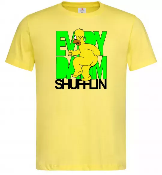 Мужская футболка Сімпсон оголений Лимонный фото