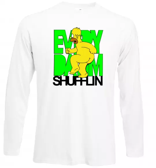 Лонгслив Сімпсон оголений Белый фото