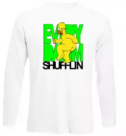 Лонгслив Гомер Сімпсон показує пальцем Черный фото Лонгслив Гомер Сімпсон показує пальцем Черный фото