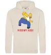 Мужская толстовка (худи) KISS MY ASS Homer simpson Таш фото