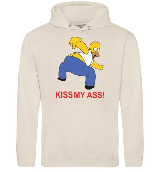 Женская толстовка (худи) KISS MY ASS Homer simpson Таш фото