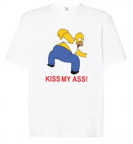 Футболка Оверсайз Сімпсон українець Белый фото Футболка Оверсайз Сімпсон українець Белый фото