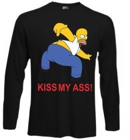 Лонгслів KISS MY ASS Homer simpson Лонгслів KISS MY ASS Homer simpson
