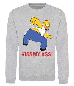 Свитшот KISS MY ASS Homer simpson Свитшот KISS MY ASS Homer simpson