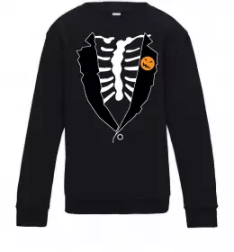 Дитячий світшот Фрак на Хеловвін Чорний фото