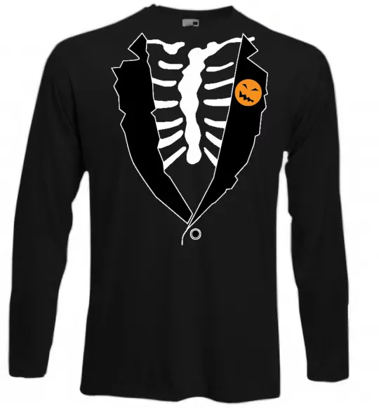 Лонгслив Фрак на Хеловвін Черный фото