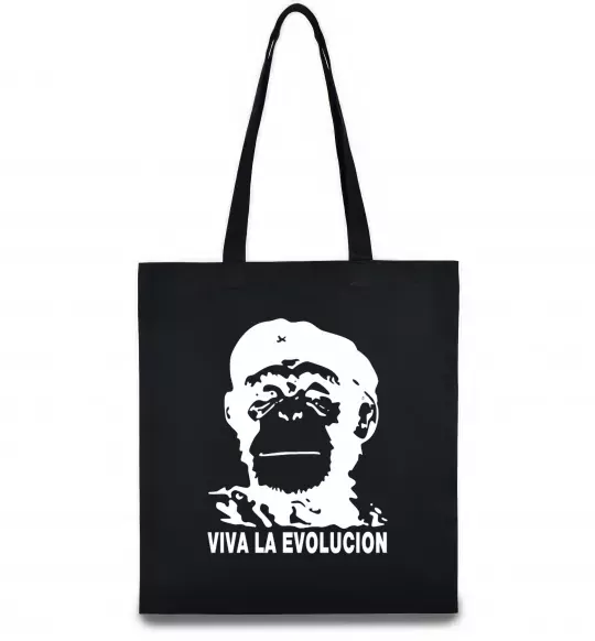 Эко-сумка VIVA LA EVOLUCION Черный фото