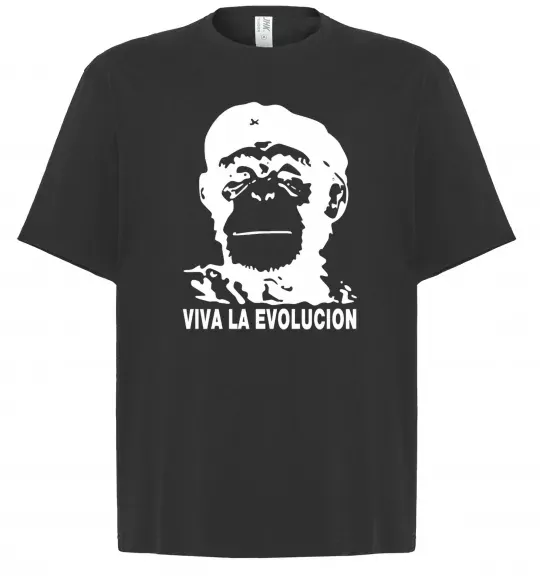 Футболка Оверсайз VIVA LA EVOLUCION Черный фото