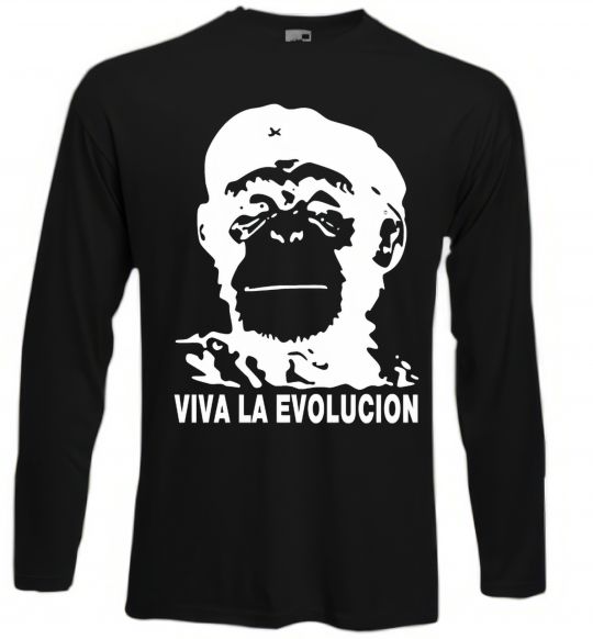 Лонгслів VIVA LA EVOLUCION Чорний фото