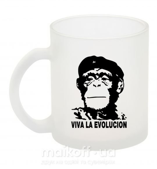Чашка стеклянная VIVA LA EVOLUCION Фроузен фото