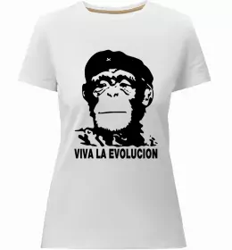 Женская премиум футболка I really like chimpanzees Белый фото