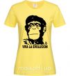 Женская футболка VIVA LA EVOLUCION Лимонный фото
