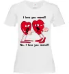 Женская футболка I LOVE YOU MORE!... Белый Женская футболка I LOVE YOU MORE!... Белый фото