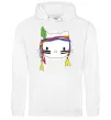 Женская толстовка (худи) HELLO KITTY INDIAN Белый фото