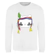 Свитшот HELLO KITTY INDIAN Белый фото