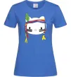 Женская футболка HELLO KITTY INDIAN Ярко-синий фото