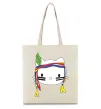 Еко-сумка HELLO KITTY INDIAN Бежевий фото