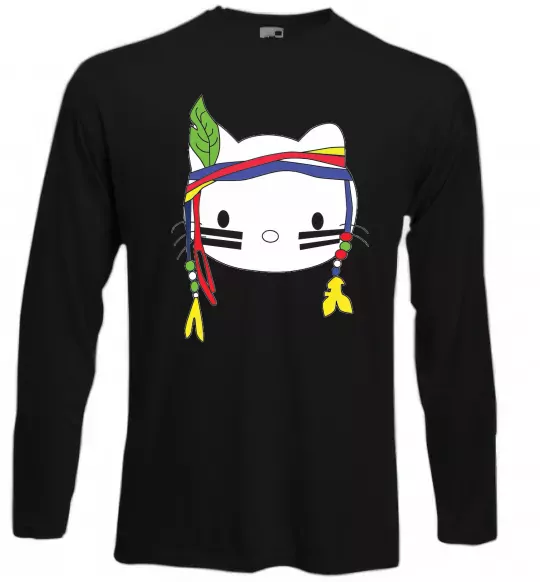 Лонгслив HELLO KITTY INDIAN Черный фото