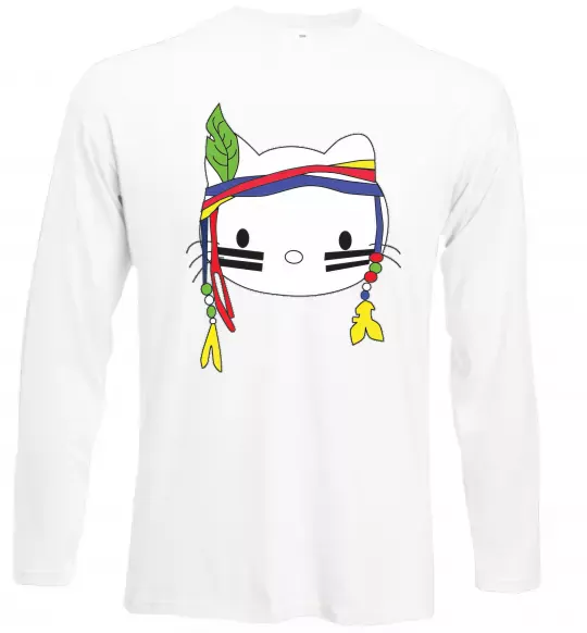 Лонгслив HELLO KITTY INDIAN Белый фото