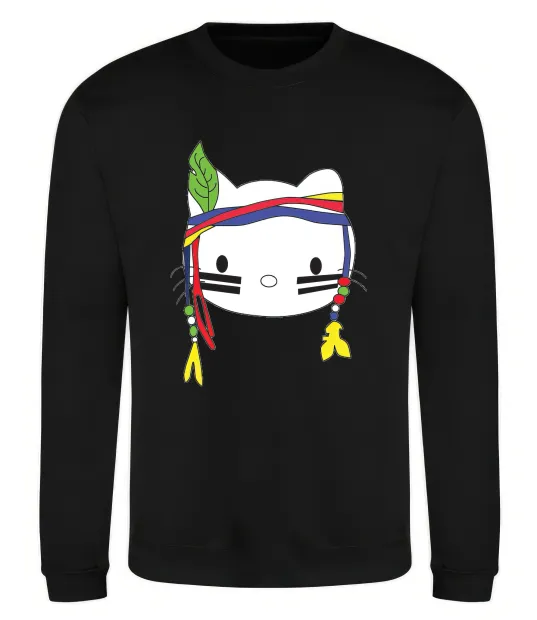 Свитшот HELLO KITTY INDIAN Черный фото