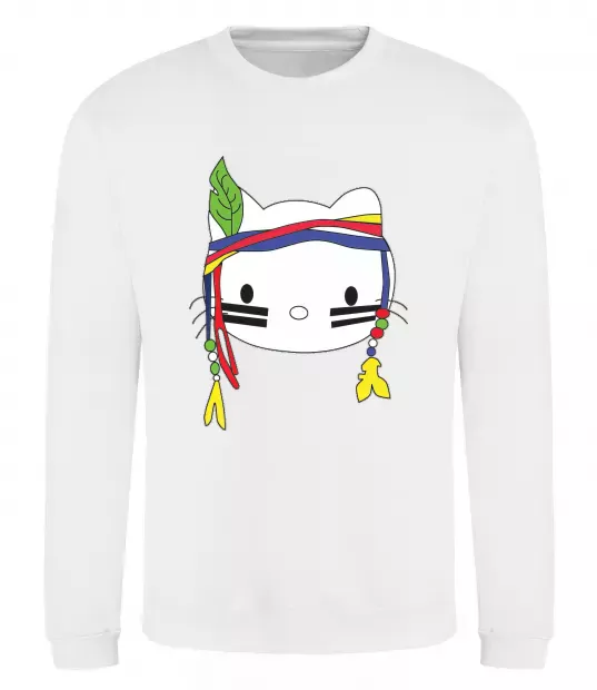 Свитшот HELLO KITTY INDIAN Белый фото