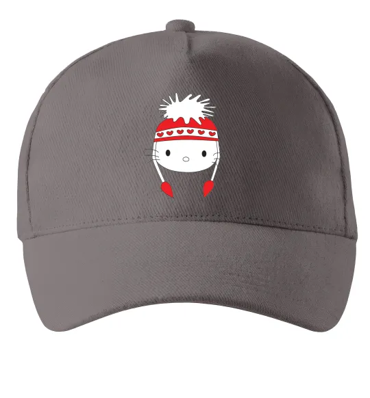Кепка Hello kitty in caps Серый фото