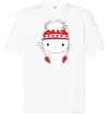 Футболка Оверсайз Hello kitty in caps Белый фото