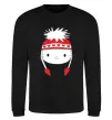 Світшот Hello kitty in caps Чорний фото