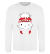 Світшот Hello kitty in caps Білий фото