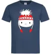 Чоловіча футболка Hello kitty in caps Темно-синій фото