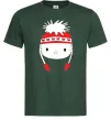 Чоловіча футболка Hello kitty in caps Темно-зелений фото
